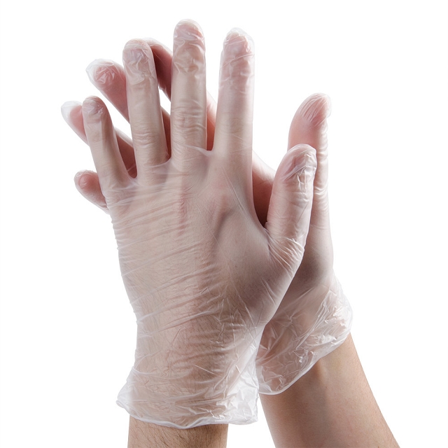 ถุงมือรีดน้ำเชื้อ Vinyl Gloves ขนาด L