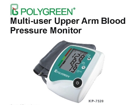 เครื่องวัดความดันโลหิต Polygreen จากเยอรมัน