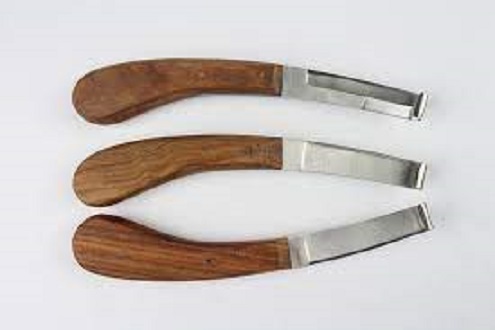 ชุดมีดตัดแต่งกีบ ซ้าย, ขวา. และ 2คม Hoof Knife Set