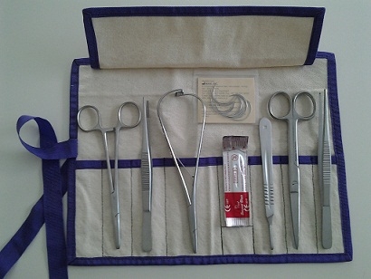 ชุดเครื่องมือผ่าตัด 9 ชิ้น Surgery Set