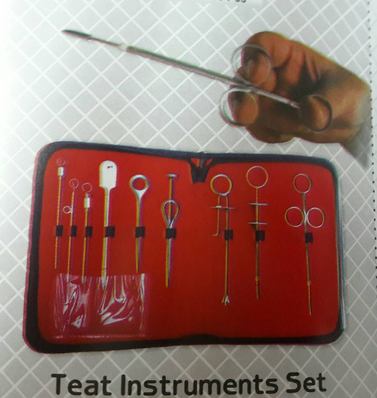 Teat Instruments set ชุดรักษาเต้านมวัว