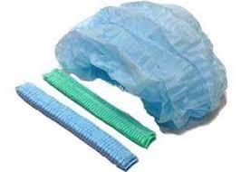 Disposable Cap หมวกคลุมผม หมวกตัวหนอน ยางยืด ถุง 100 ใบ Disposable Cap หมวกคลุมผม หมวกตัวหนอน ยางยืด ถุง 100 ใบ