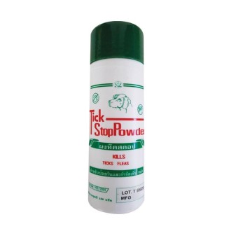 แป้งกำจัดเห็บหมัด Tick Stop Powder