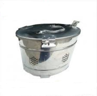 Dressing Drum หม้อนึ่งสำลีผ้าก๊อซ สแตนเลส ขนาด 12x9cm