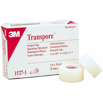 3M Transpore Plastic 1" เทปพลาสติกปิดแผล