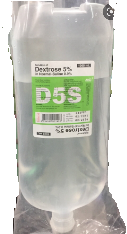 D5S ยี่ห้อ ANB Dextrose 5% in NSS 1,000 ml.