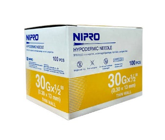 เข็มฉีดยา เข็มพลาสติก Nipro 30G X 0.5