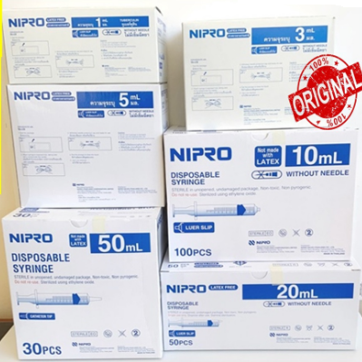 Syringe ไซริงค์ กระบอกฉีดยา ยี่ห้อ Nipro Luer Slip