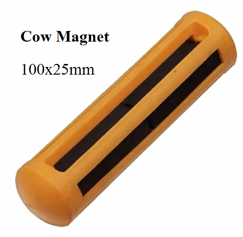 Cow magnet แม่เหล็กกรอกกระเพาะโค สีส้ม